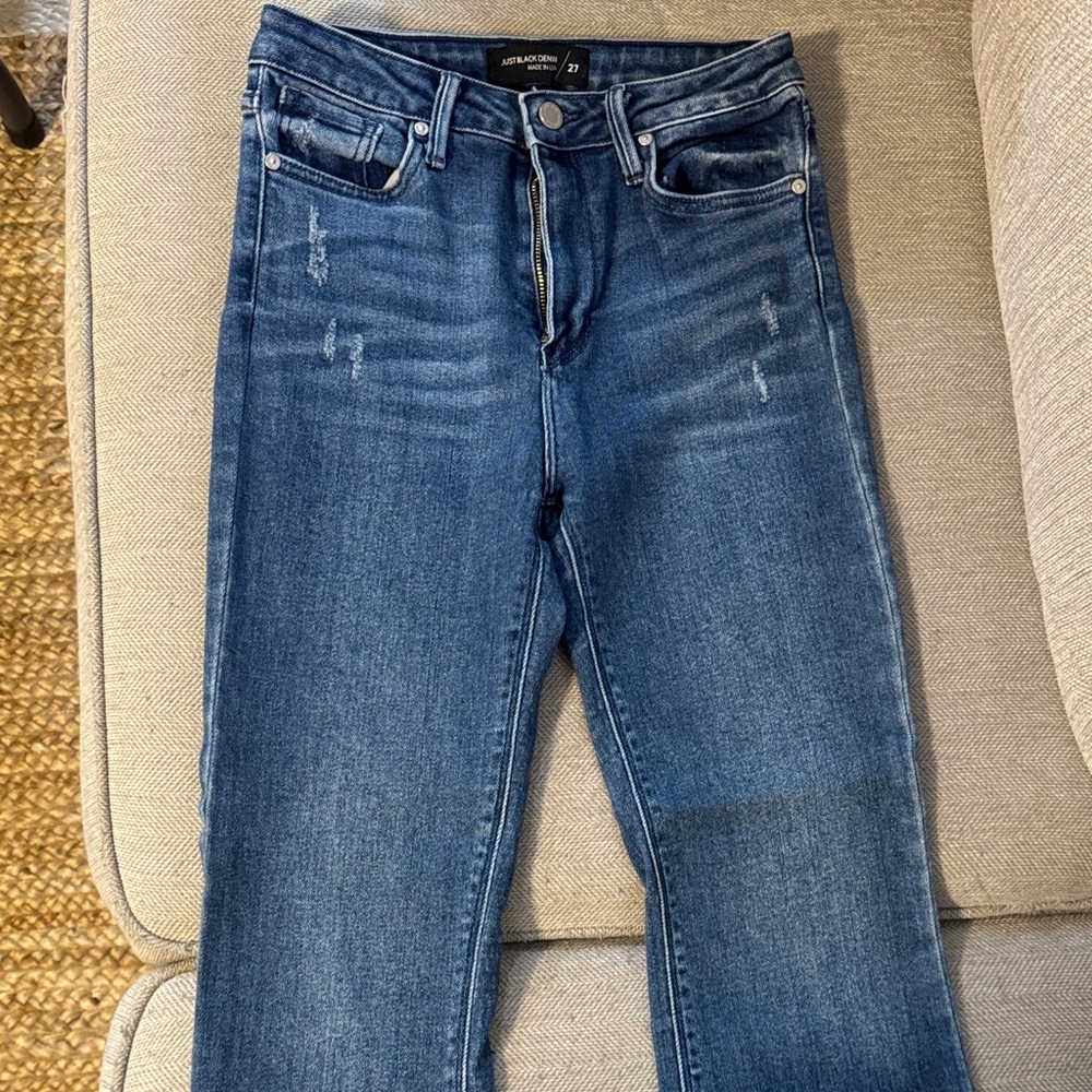 Just Black Denim Dark Blue Skinny Jeans